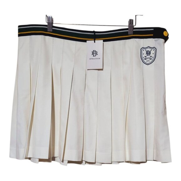 Banana Republic Athletics Pleated Varsity Mini Skirt W 40 - Preppy New w Defect - Picture 4 of 10